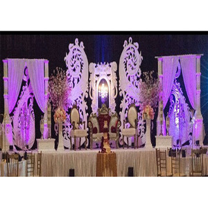 Western <b>Wedding</b> Stage FRP Backdrop Panels Elegant <b>Wedding</b> Reception Stage Back <b>Frames</b> Great Indian <b>Wedding</b> Decorative <b>Frames</b> - Product Image 1