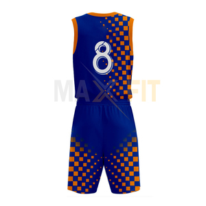 Camiseta de baloncesto profesional personalizada de MAXFIT ENTERPRISES, el mejor uniforme de sublimación, opción de talla grande, último diseño - Product Image 3