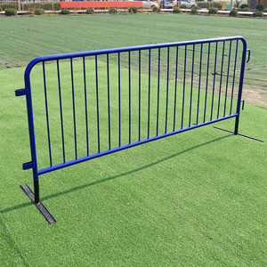 Barricadas de Control de Multitudes Temporales Portátiles de Acero Metálico para Seguridad Vial, Conciertos y Peatones, Venta al por Mayor Personalizada - Product Image 5