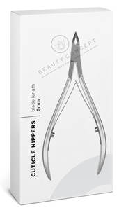 Pince à cuticules professionnelle pour ongles épais, en acier au carbone plaqué or, manche français, ressort simple, mâchoire de 4 mm - Product Image 6