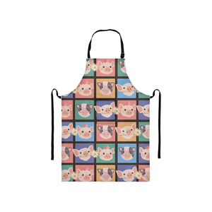 Tablier de cuisine en coton et lin de qualité supérieure, réglable, pour la maison et l'hôtel, léger et confortable - Product Image 3