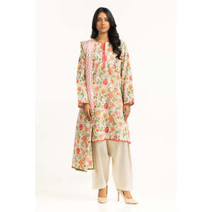 IUSTKSD-2019 Ensemble décontracté 3 pièces d'été en coton imprimé, respirant, 100 % coton, motif floral, coupe ample - Product Image 5