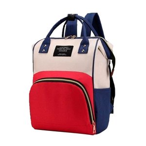 Sac à dos à couches Myrva, capacité moyenne, fermeture éclair, style preppy, toutes saisons, sac de rangement fonctionnel - Product Image 1