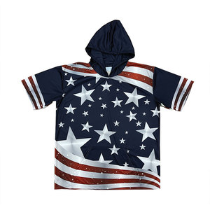 Sudaderas de béisbol sublimadas de media manga, personalizadas, nuevo diseño, sublimación económica - Product Image 3
