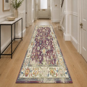 RUGS DEPOT LXDP-0030 Wholesale Terracotta Gold Contemporary Geometric Digital Printed Machine Washable Chenille Rug Non <b>Slip</b> - Product Image 5
