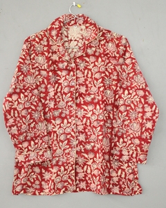 Set pigiama 100% da donna in cotone con blocco a mano abito da notte stampato floreale termico confortevole PJ per festa nuziale ODM fornitura estiva - Product Image 4