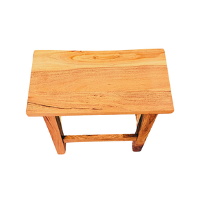 Taburete de madera de teca de alta calidad, diseño contemporáneo, Color Natural para el hogar, Hotel, apartamento, Villa, muebles de estar - Product Image 3