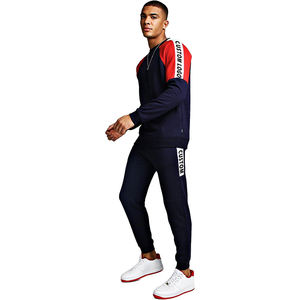 Chándal deportivo de algodón duradero disponible en varios tamaños para hombres y mujeres unisex adecuado para entrenamiento de gimnasia y estilos de vida activos - Product Image 1