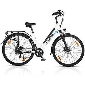 VARUN S700 Smart City Vélo électrique avec moteur de moyeu arrière et batterie au lithium intégrée de 60km d'autonomie Pédale d'accélérateur assistée - Product Image 2