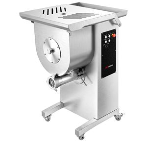 Hachoir à viande électrique robuste - Taille 32 avec mélangeur à viande - 800-1000 kg/h - Capacité : 42 litres / 30 kg - Product Image 3