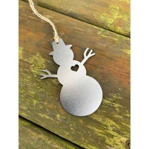 Muñeco de nieve colgante, adorno navideño, superventas, artículos de decoración para exteriores e interiores, adorno navideño de Metal, precio de venta caliente - Product Image 1