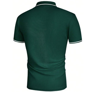 Precio al por mayor personalizado color y diseño hombres Polo camisetas Oem servicio humedad Wicking Polo camisetas - Product Image 2