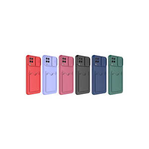 Funda Protectora de Silicona Líquida MSRA Kartix para Samsung Galaxy A22 4G en Rojo - Product Image 3