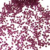 Pierres précieuses en rubis de Birmanie naturelles carrées, non montées, pour la fabrication de bijoux, pierres rouges traitées thermiquement, couleur originale IGI, différentes tailles
