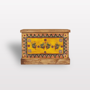 European Retro Custom Rectangle Floral <b>Wooden</b> Treasure Chest for Jewelry <b>Storage</b> Desktop Cosmetics Bin <b>Storage</b> Boxes Bins - Product Image 3
