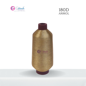 G anmol เส้นด้ายโพลีเอสเตอร์ถักและทอผ้าโลหะ Jari kasab มีความดื้อรั้นสูง - Product Image 2