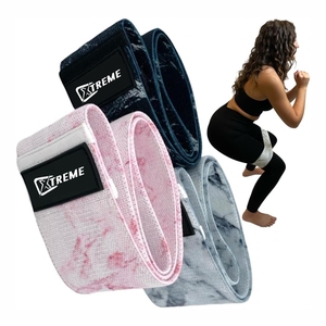 Bande de résistance pour les hanches en polyester épais à 3 niveaux, écologique, antidérapante, sèche, flexible, pour l'exercice des fessiers, pour la salle de sport à domicile et l'entraînement en extérieur, résistante - Product Image 3