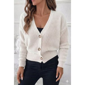 Blusa de punto con detalle de botones, 30902 - Product Image 1