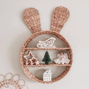 Librería de esquina pequeña, mini estantería de libros de jacinto de agua, estantes en forma de casa de alta calidad para niños - Product Image 6