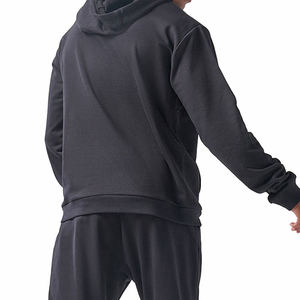Sweat-shirts pour hommes de haute qualité, décontractés, de couleur unie, surdimensionnés, personnalisés, pour la salle de sport, sport, amples - Product Image 2