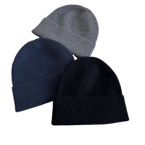 Sombreros deportivos unisex para adultos, gorro de lana merino 100% de Color personalizado con puños, gorro de punto acanalado para playa 2026 - Product Image 3