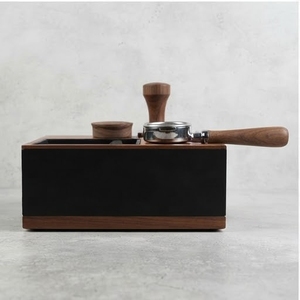 Eco-friendly Customizable Wooden <b>Coffee</b> <b>Tamper</b> <b>Set</b> with Scale Tray Stainless Steel Handle Modern Design <b>Coffee</b> Tools - Product Image 2