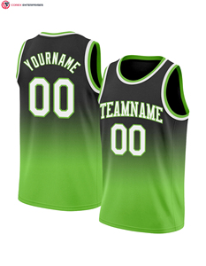 Camisetas de Baloncesto Personalizadas con Logotipo Impreso, Diseño de Equipo, para Adultos, Color Verde, 100% Poliéster, Secado Rápido, Sin Mangas - Product Image 2