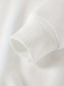 Venta al por mayor de peso pesado de algodón polar con capucha de los hombres de gran tamaño personalizado pulóver ropa casual sudaderas de invierno con capucha cuello impreso - Product Image 4