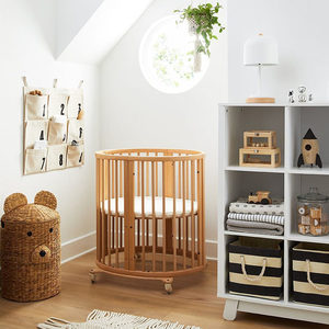 Handmade Water Hyacinth Bear <b>Basket</b> With Handles Wicker Cute Animal <b>Storage</b> Nursery Organizer Baby Room Decor Natural Woven Gift - Product Image 5