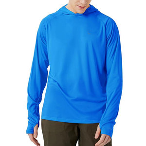 Chemises de pêche à capuche pour hommes avec trou pour le pouce, protection anti-UV UPF 50+, séchage rapide et respirantes - Product Image 5