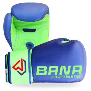 Gants de boxe BANA FIGHT WEAR 2024 de haute qualité, vente en gros, logo personnalisé, gants de boxe à doigts entiers, légers, en PU + éponge - Product Image 4