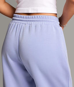 Pantalones de chándal HSI Streetwear 2026 OEM, joggers de algodón lavado de alto gramaje, estilo vintage, pierna ancha recta, acampanados, holgados, para hombre - Product Image 5