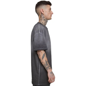 T-shirt personnalisé pour homme en coton 100% tricoté de haute qualité, coupe classique, col rond, style décontracté, anti-boulochage - Product Image 4