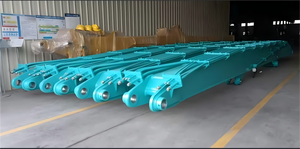 Bras de poinçonnage pour excavatrice de 40 à 50 tonnes, accessoire de <span class=keywords><strong>marteau</strong></span> vibratoire, assemblage de leader, matériau Q355B/NM500, certification ISO9001, construction - Product Image 4