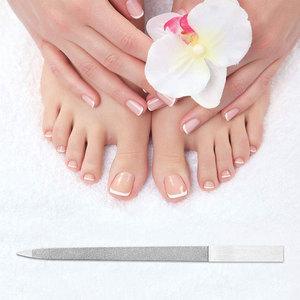 Limes à ongles double face en métal avec manche en acier inoxydable Lime à ongles de haute qualité multicolore personnalisée pour manucure - Product Image 4