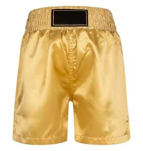 Factory Manufacture Wholesale Muay Thai Boxing Shorts Kickboxing Fight Muay Thai Short Custom Breathable Boxing Trunks Man Short - Product Image 1