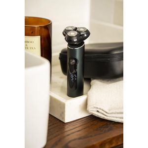 Mini Afeitadora Eléctrica para Hombre con Triple Cuchilla y Cabezales Adicionales para Recortar y Afeitar, Afeitadora Rotatoria para el Rostro - Product Image 6