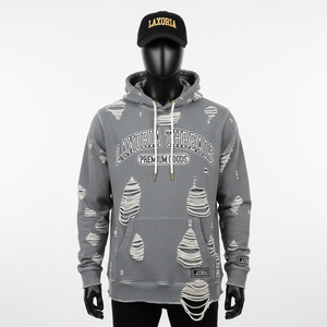 Sudadera con Capucha 100% Algodón, Fabricante de Ropa Urbana Personalizada, Diseño Vintage con Lavado Ácido, Sudadera con Capucha y Cremallera para Hombre - Product Image 1