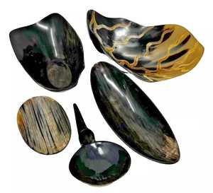 Buffalo Horn Carved Waterproof <b>Serving</b> <b>Bowl</b> Customizable Design Logo Factory Direct From India Decorative Animal Style All Sizes - Product Image 1