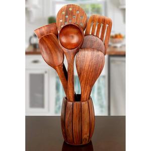 Juego de Cucharas de Madera de Alta Demanda con Forma Única para Cocina, para Cocinar, Remover y Servir, Disponible para Venta al por Mayor - Product Image 5