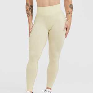 Vente en gros Pantalons de yoga pour entraînement sportif taille haute personnalisés Leggings à séchage rapide Leggings de yoga pour entraînement respirant pour femmes - Product Image 2