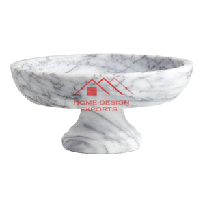 Moderno Soporte para Pastel de Madera Natural con Tapa de Mármol para Decoración de Mesa en Fiestas de Boda - Product Image 3