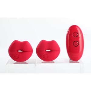 Pince à tétons sans fil rose - Masseur vibrant portable sans couture - Jouet de plaisir pour adultes - Product Image 2