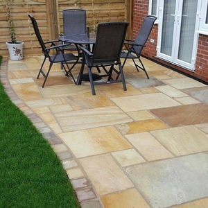 Pavés en grès de menthe durables avec une finition naturelle lisse pour l'aménagement paysager extérieur - Product Image 1