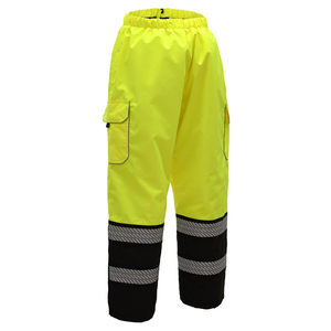 Vêtements haute visibilité Pantalon imperméable en polyester de haute qualité avec logo personnalisable Pantalon réfléchissant à la mode - Product Image 5