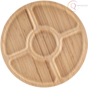 Plateau de service élégant en bois avec finition lisse, couleurs et logo personnalisables, durable pour la maison, l'hôtel, la restauration - Product Image 2