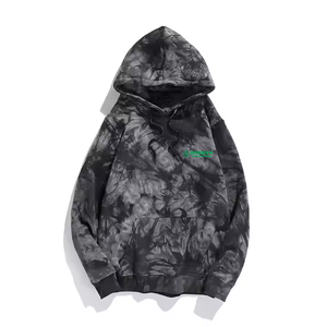 2025 Ultimate nouveau design sweat sweat à capuche en polaire lourde cravate lourde teinture lavé 100% coton 380gsm sweat à capuche pour hommes en éponge française - Product Image 6