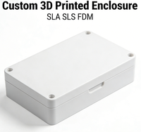 Carcasa Personalizada Impresa en 3D con ABS |   Caja de Proyectos Electrónicos SLA/SLS/FDM, Controlador de Sensor IoT, PCB |   Precisión de 0.1 mm 85C HDT |
