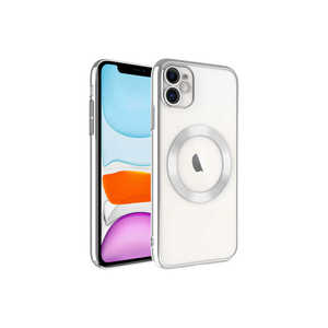 Étui de protection rigide Netzy Silver Edition compatible MagSafe pour chargement sans fil pour iPhone 11, 14 Plus, A34, A55, A14 - Product Image 1