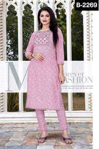 เคอร์ติสผ้าฝ้ายดีไซน์ใหม่สำหรับผู้หญิงชุดปักลายพร้อมพิมพ์สีสำหรับใส่ไปงานปาร์ตี้ - Product Image 3